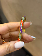 Renkli Detaylı Kelepçe Bileklik