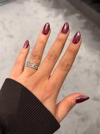 Mini Kalpler Model Ayarlanabilir Silver Yüzük