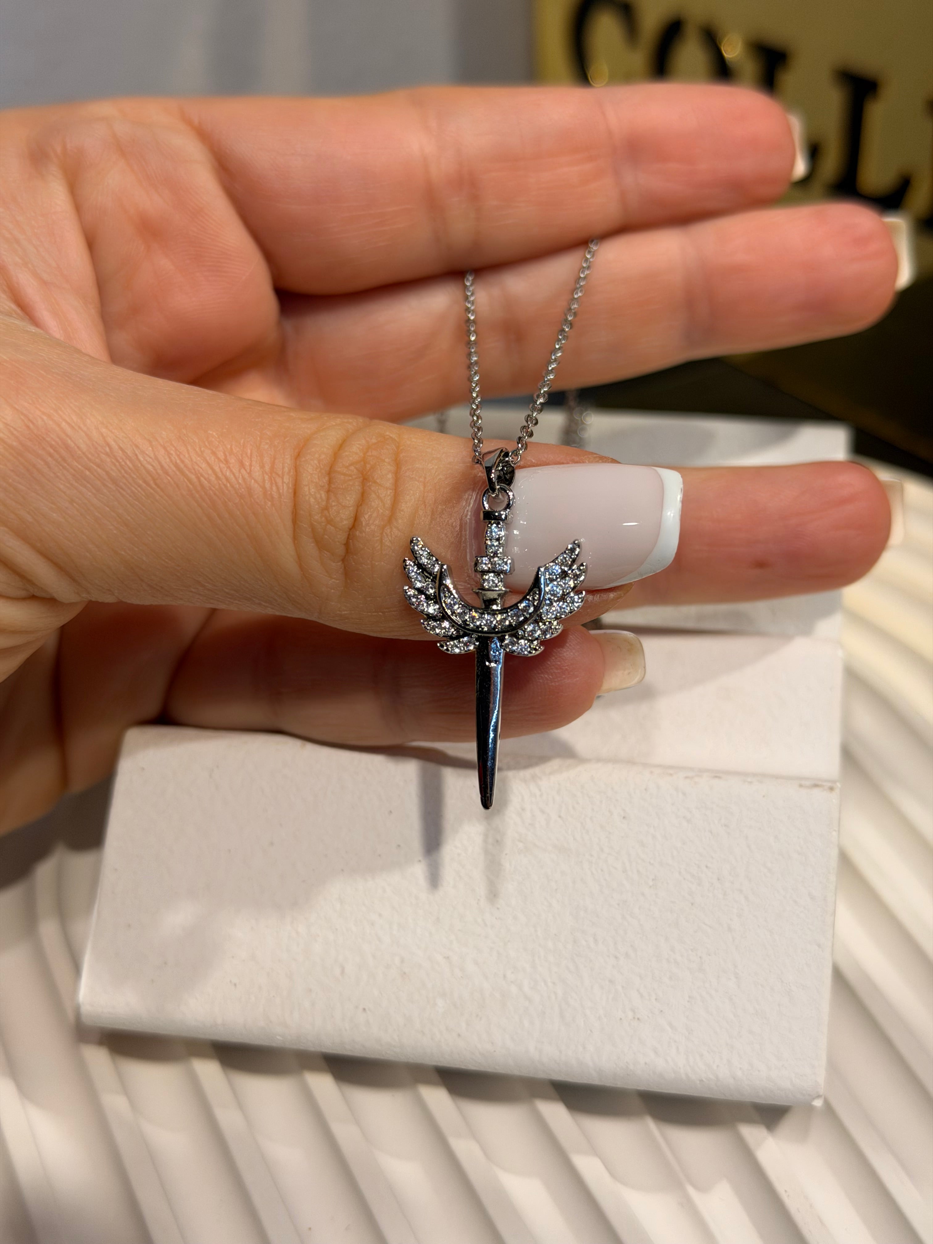 Anka Kuşu Şans Kolyesi Silver