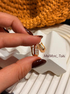 Xuping Vıntage Modern Taşlı Model Küpe