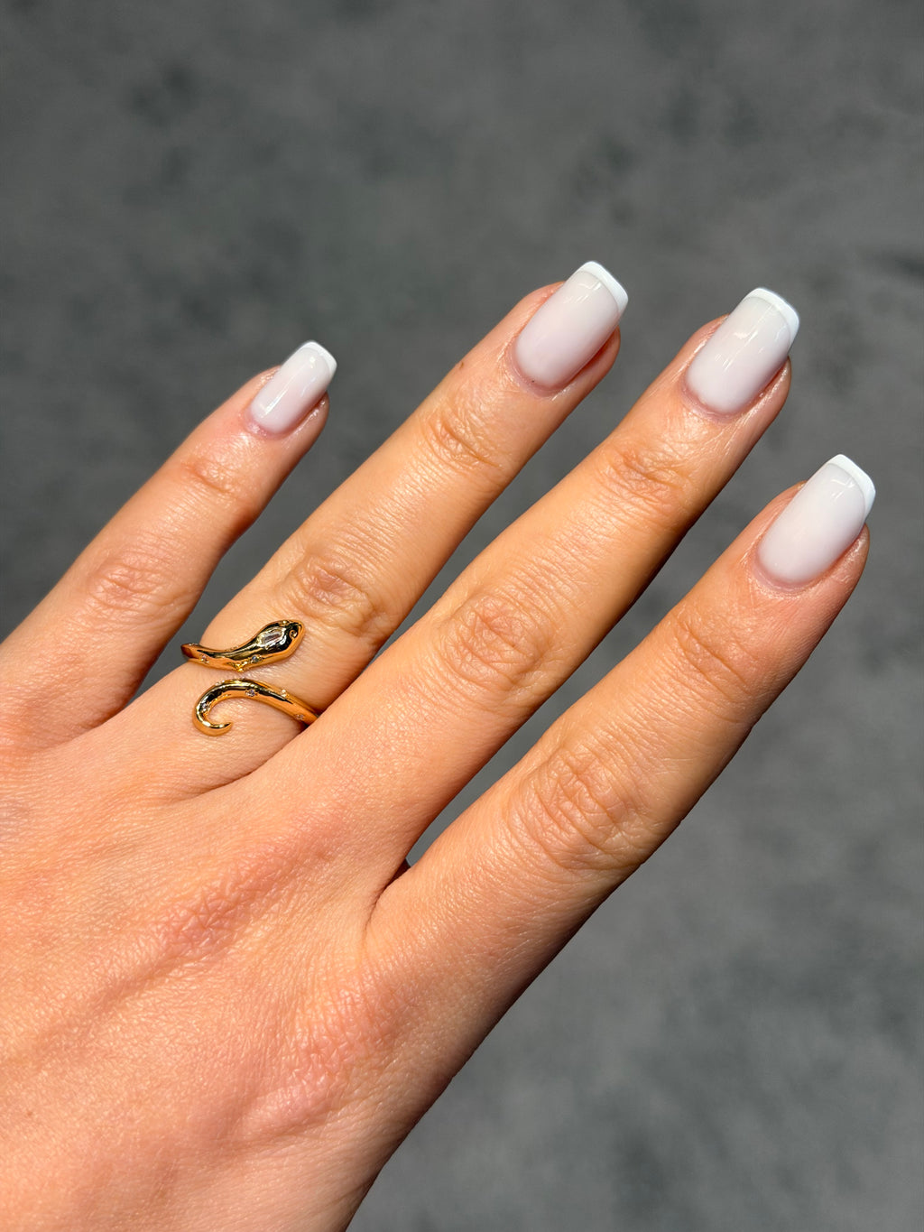 Yılan Model Ayarlanabilir Yüzük Gold