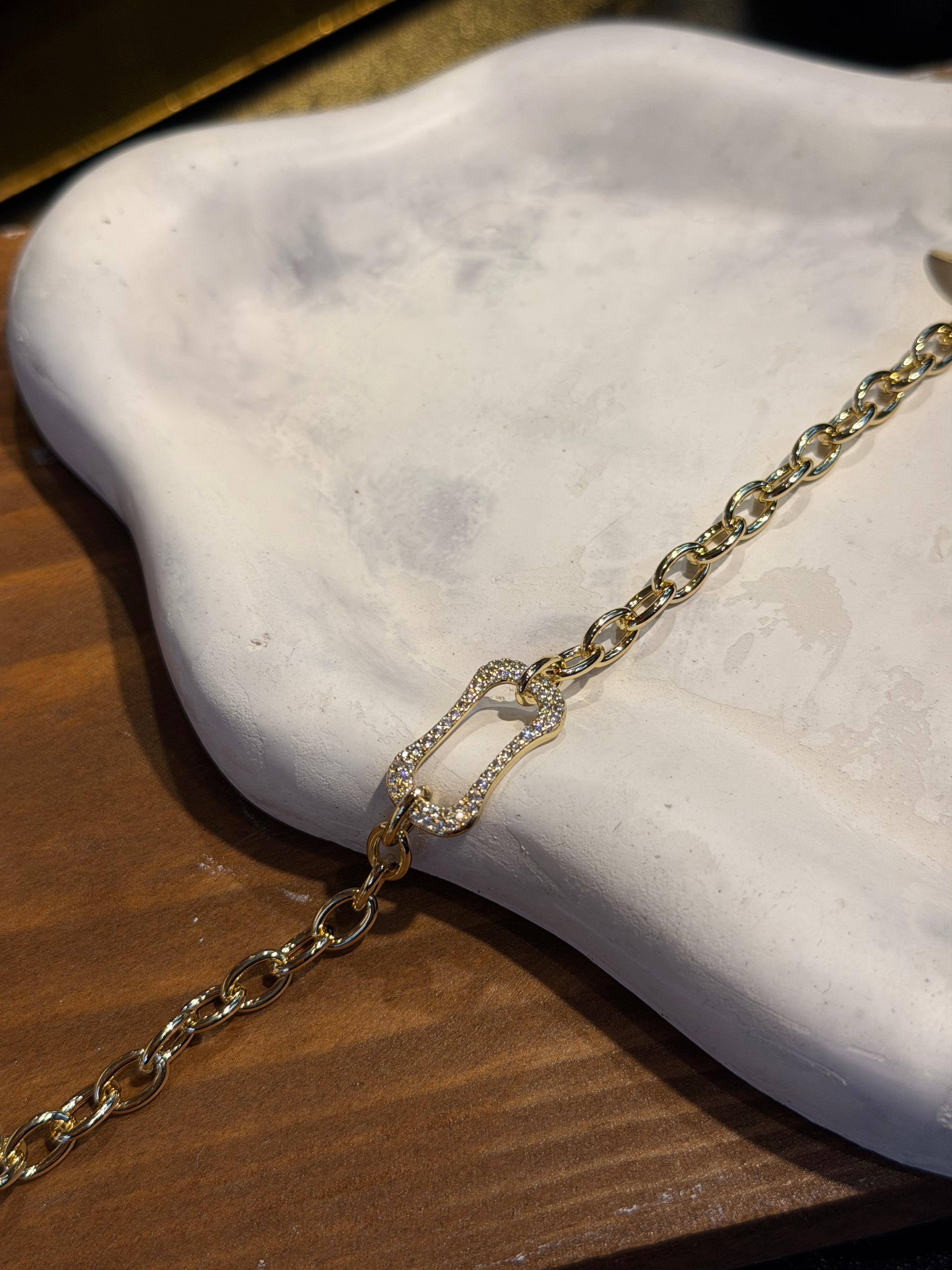 Xuping Seri 14k Altın Kaplama Zincir Bileklik Ürün ikincil görseli