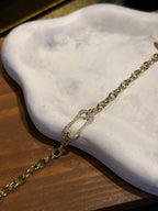 Xuping Seri 14k Altın Kaplama Zincir Bileklik