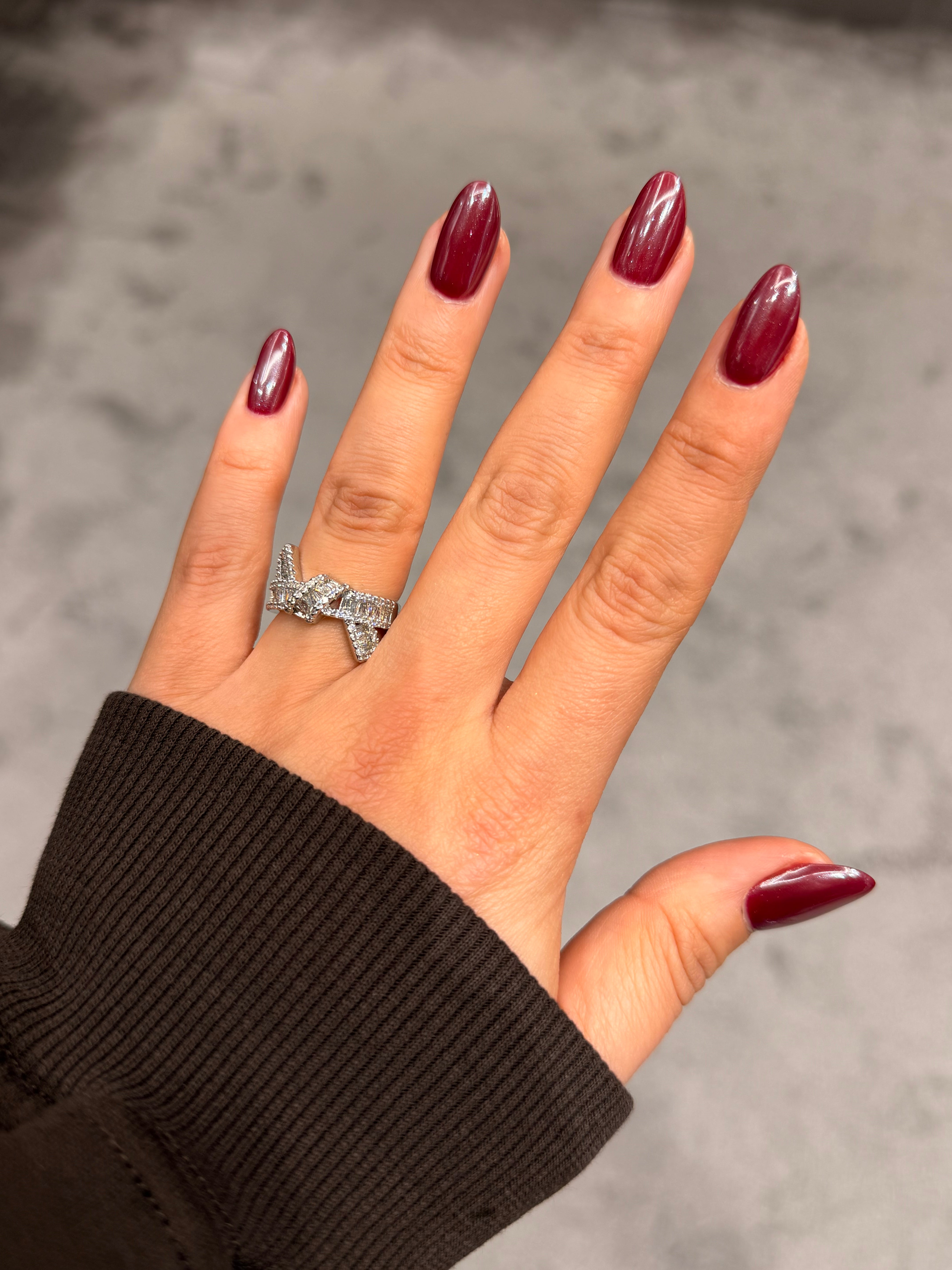 Pırlanta Düğüm Model Ayarlanabilir Silver Yüzük Ürün ikincil görseli