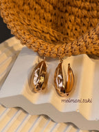 Xuping Vıntage Yaprak Model Küpe