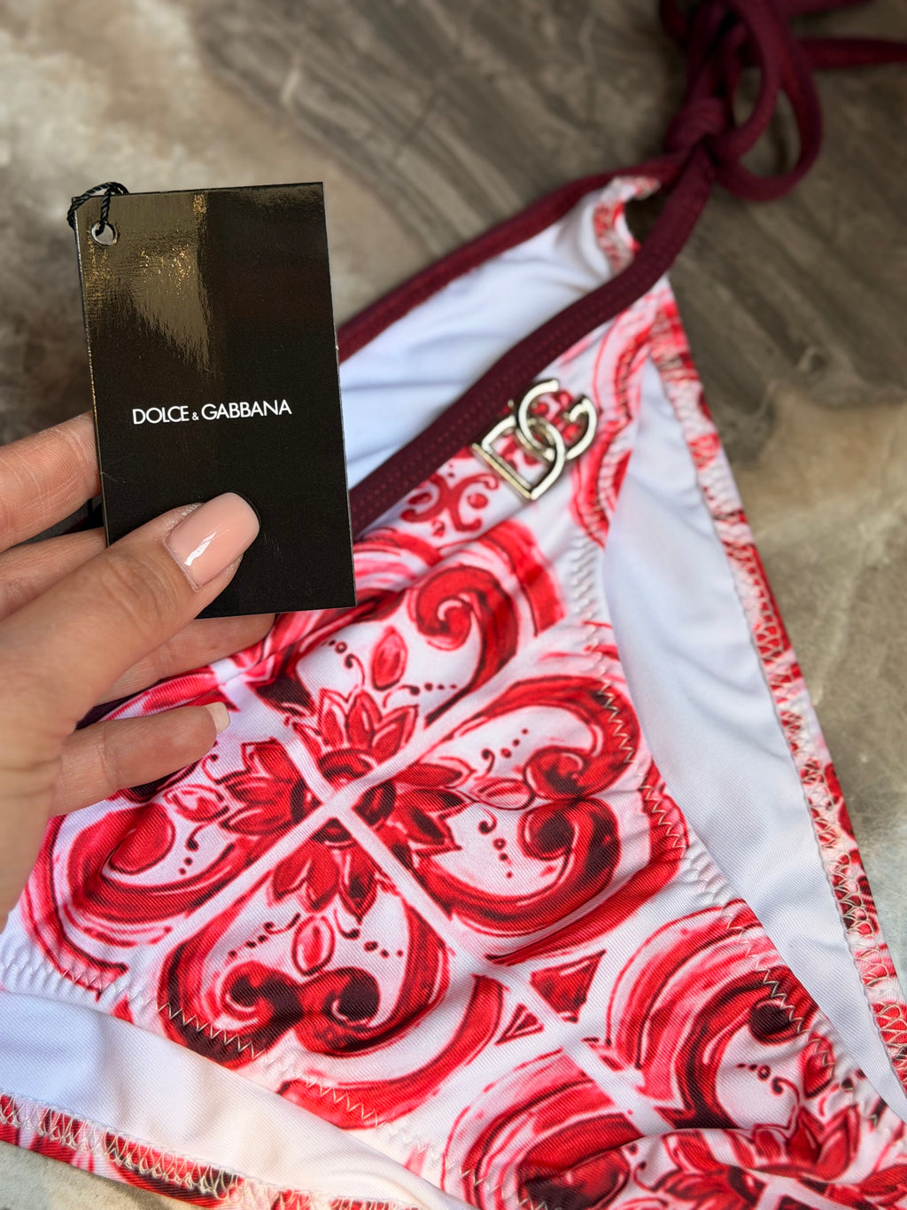 Desenli Marka Bikini