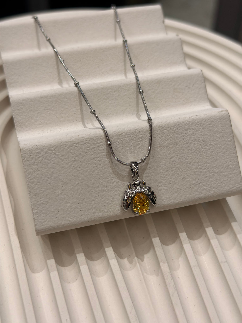 Ateş Böceği Kolye Silver