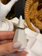 Mini Kalp Model Ayarlanabilir Yüzük Gold