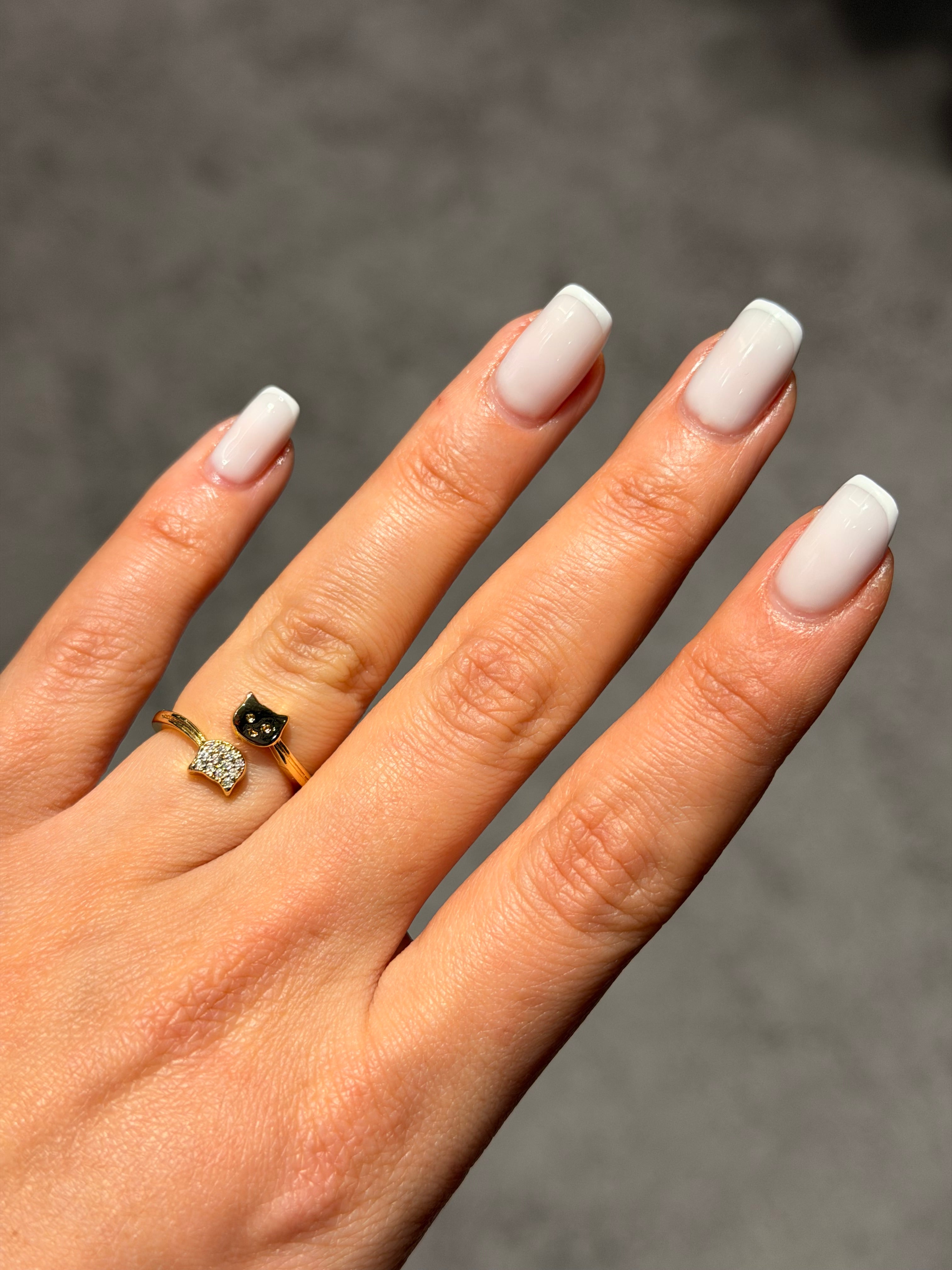 Kedi Model Ayarlanabilir Yüzük Gold Ürün ana görseli