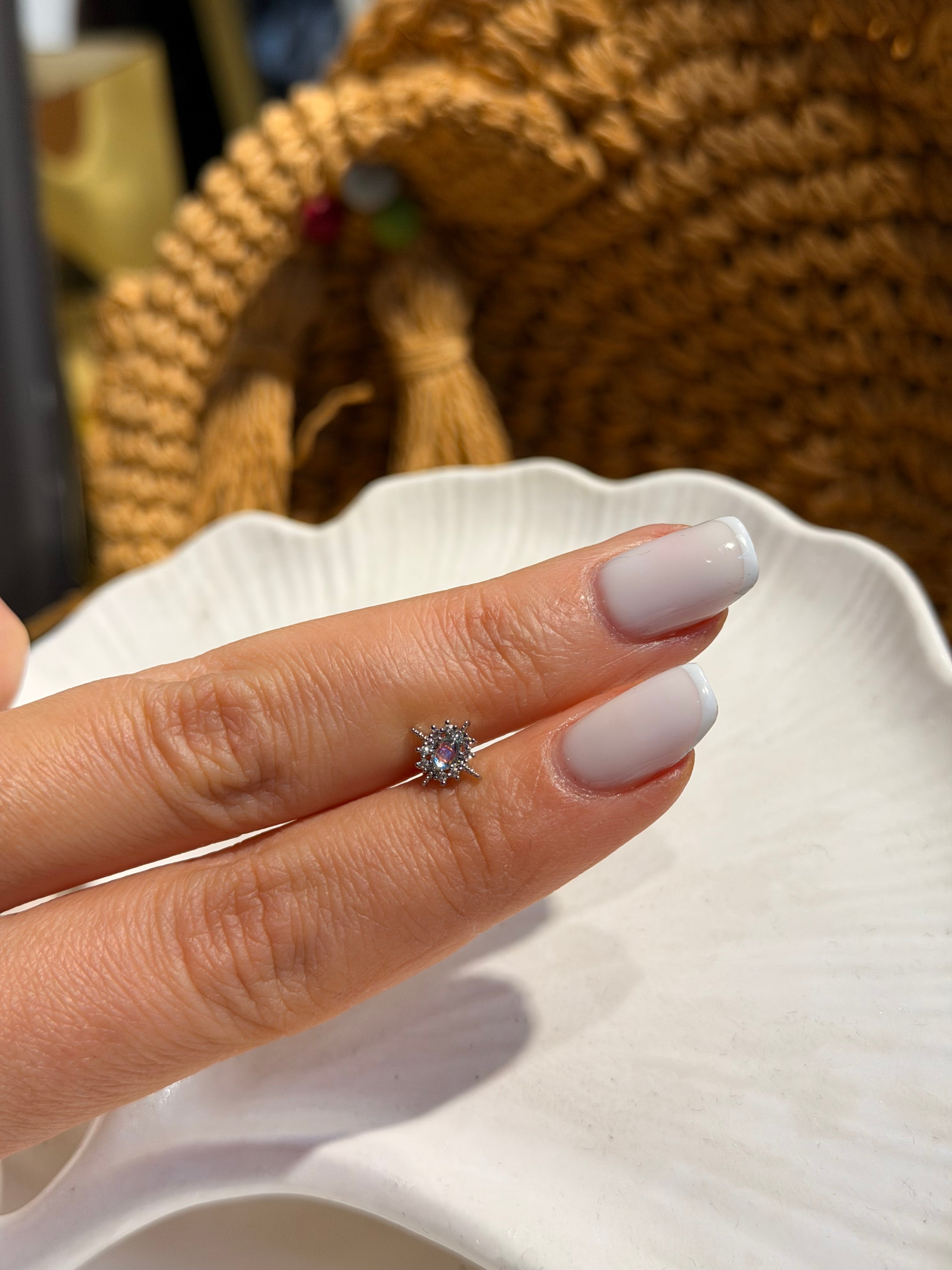 Kutup Yıldızı Model Cerrahi Piercing Silver Ürün ana görseli