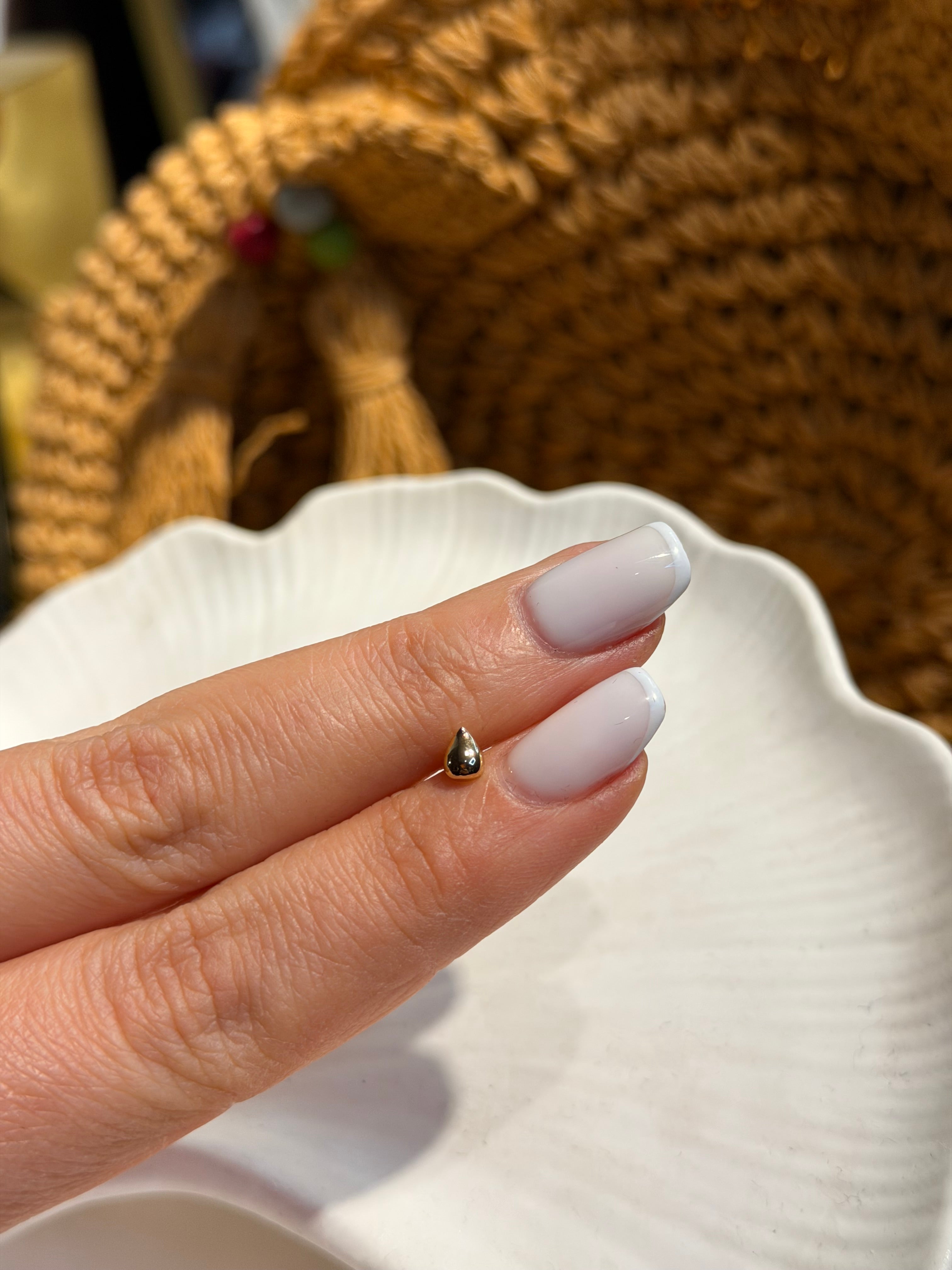 Damla Tanesi Cerrahi Piercing Gold