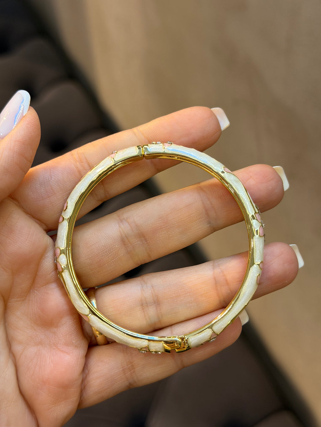 Renkli Detaylı Kelepçe Bileklik