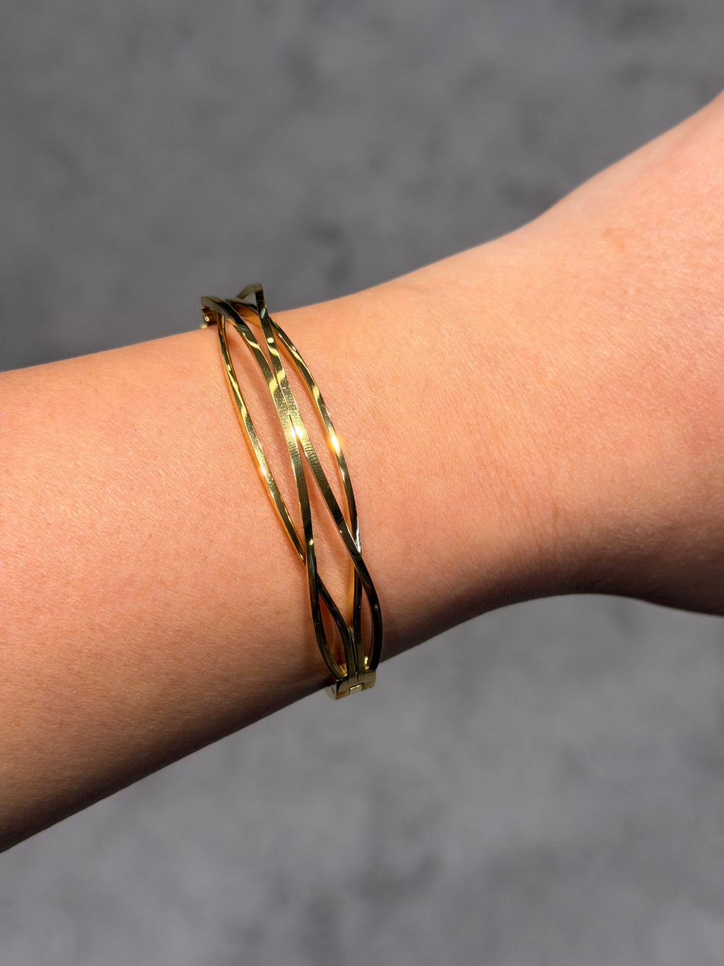 14k Kuyumcu Modeli Bileklik Kelepçe