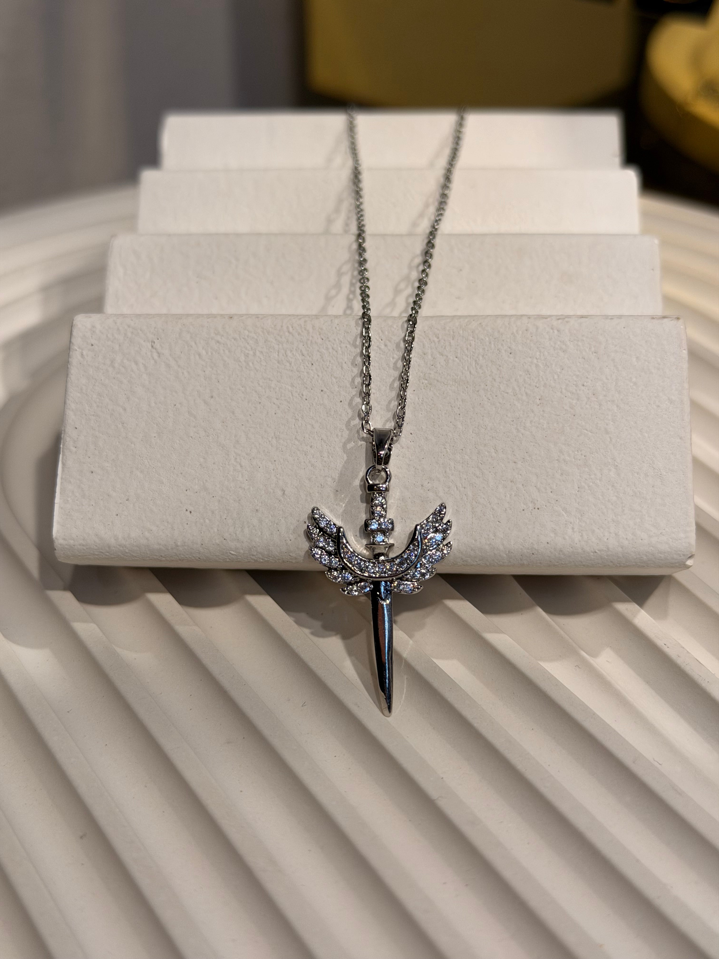 Anka Kuşu Şans Kolyesi Silver