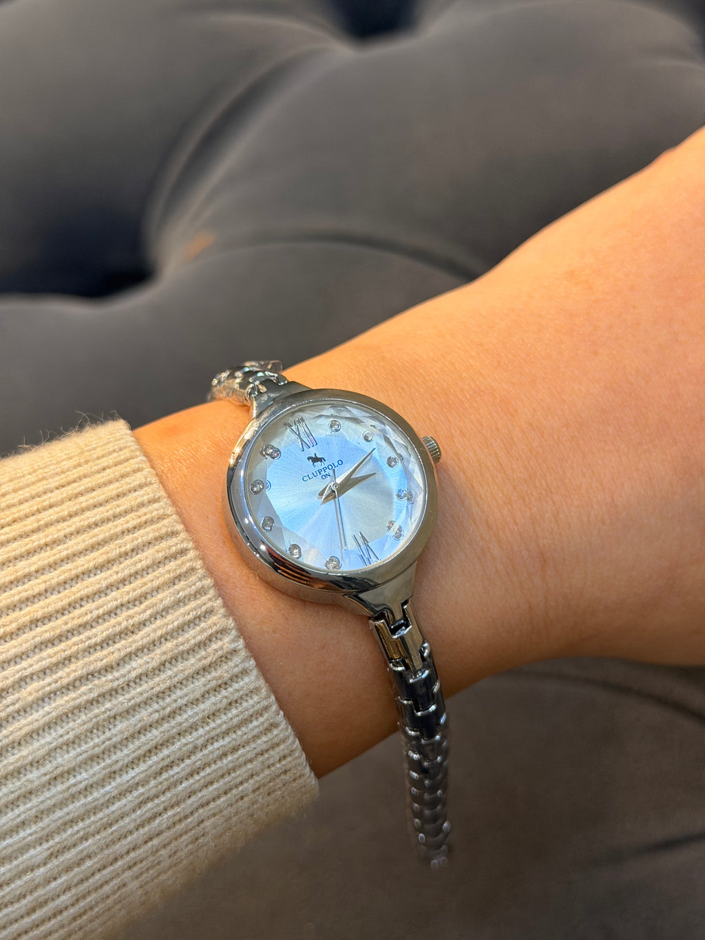 Vintage Model Paslanmaz Çelik Kadın Saat Silver