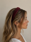 Bordo Bandana Taç Toka