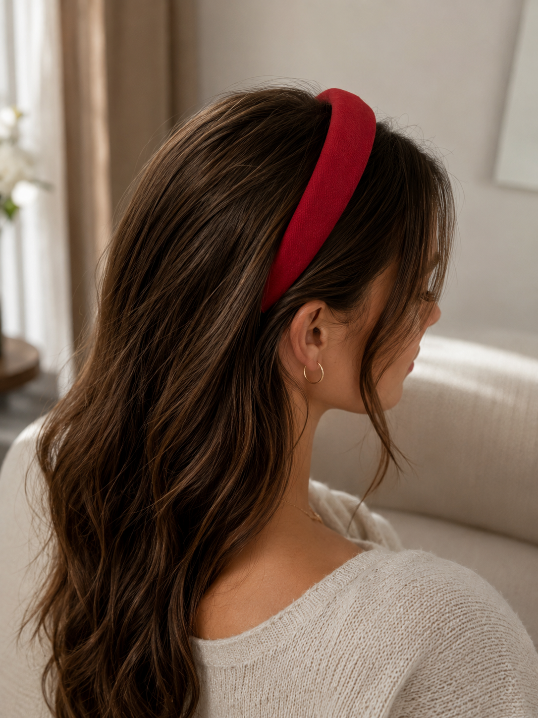 Kırmızı Bandana Taç Toka