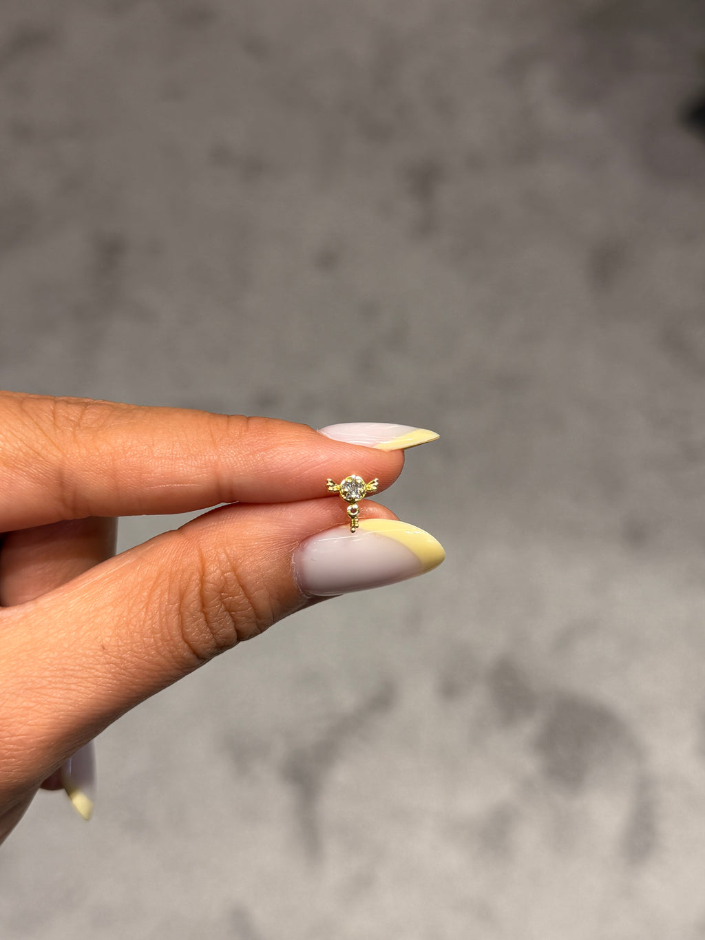 Melek Anahtarı Cerrahi Piercing Gold
