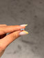 Etnik Taşlı Model Cerrahi Piercing Silver