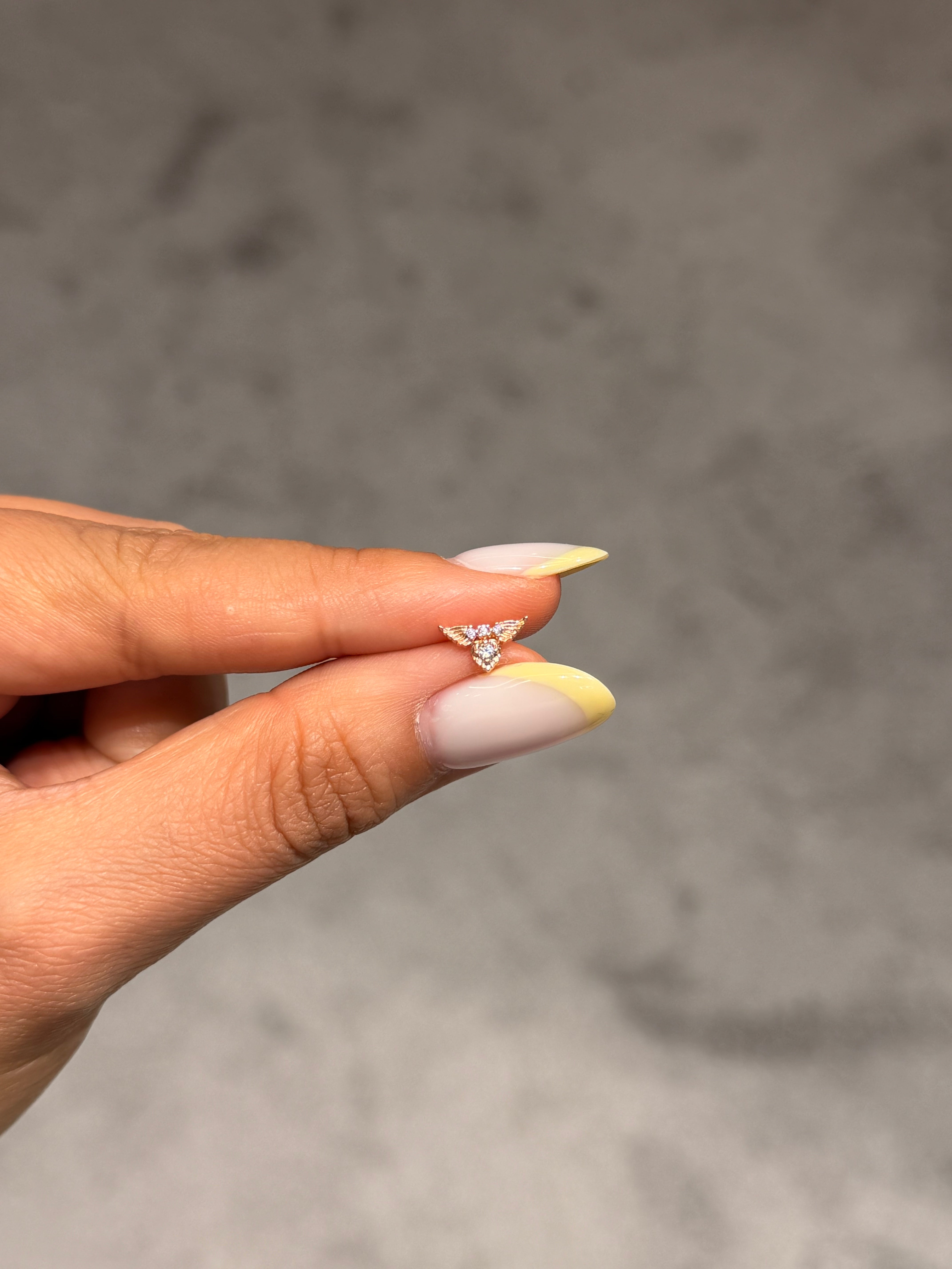 Şans Kelebeği Cerrahi Piercing Rose Gold Ürün ana görseli