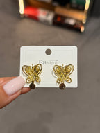 14k Kelebek Füsun Küpe